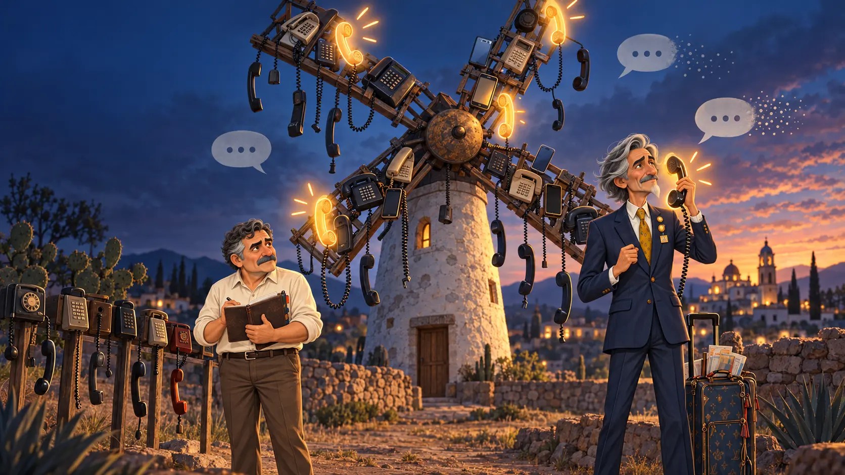 Ilustración conceptual de "Conmigo te harás millonario"